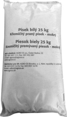Křemičitý písek, bílý, 1050 kg - foto 1