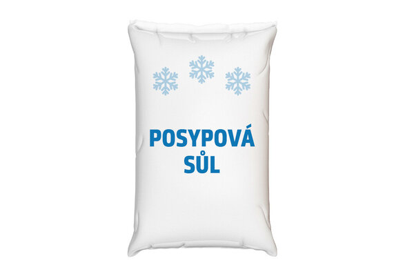 Posypová sůl, balení 25 kg, 1000 kg, II. jakost - foto 1