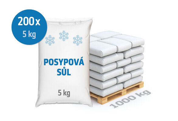 Posypová sůl, balení 5 kg, 1000 kg - foto 1