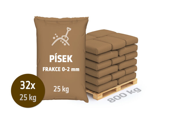 Křemičitý písek, frakce 0-2 mm, 800 kg - foto 1