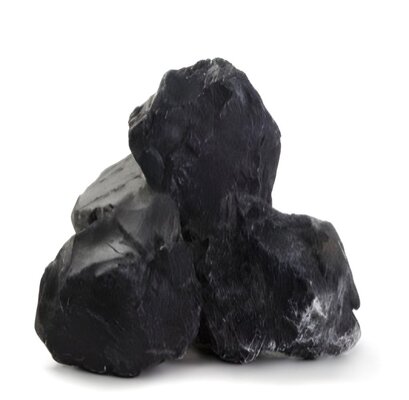 Okrasné kameny z mramoru Nero Ebano, drátěný koš, 200-400 mm, 600 kg - foto 1
